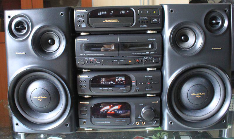 Second-hand Audio Color New Panasonic CH505X quadrant CD combination sound function is all good