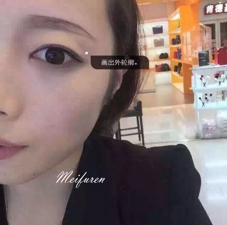 Mao Geping lông mày bút chì xác thực hình định hình bền không thấm nước không đánh dấu bột lông mày tự nhiên - Bút chì lông mày / Bột / Stick chì kẻ mày không trôi