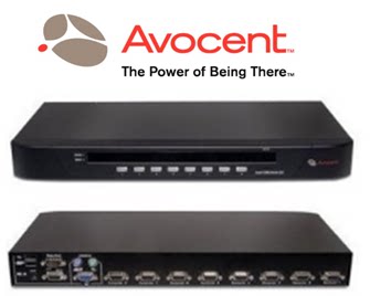 American Avocent KVM Switch 8SV1000 Eight-port hybrid rack-mounted KVM switch