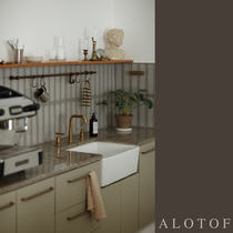 The Brass Age｜Customized bronze brass hanging rod kitchen rod decorative copper rod kitchen utensil storage rack hook