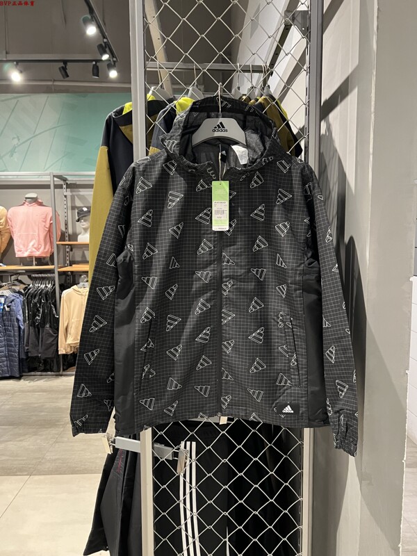 Authentic Adidas Ub Jktgen Aop Men's Loose Hooded Sports Jacket Windbreaker Gp1825 Authentic Adidas Ub Jktgen Aop Men's Loose Hooded Sports Jacket Windbreaker Gp1825