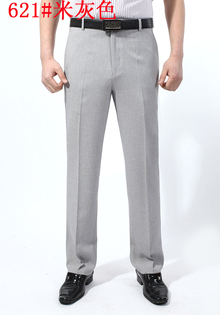 Pantalon droit en chanvre pour été - Ref 1466177 Image 10