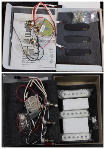Старый высококачественный высококачественный EMG SA / SV Спецификация Active Fender Схема схемы схемы схемы схемы схемы