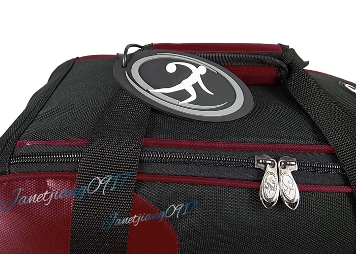 CHÚNG TÔI ELITE Elite 1680 Xe Đẩy Tiêu Chuẩn Đúp Bóng Túi Đôi Túi Bóng Bowling Bag ~ 8 Màu Rượu Vang Đỏ