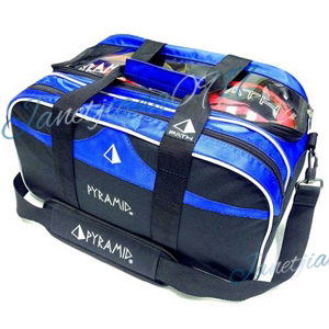 PYRAMID thân thiện với môi trường bowling đôi túi bóng ba lô mà không cần tie que 2 túi bóng đôi bóng túi màu cam đen Bộ Đồ Chơi Bowling