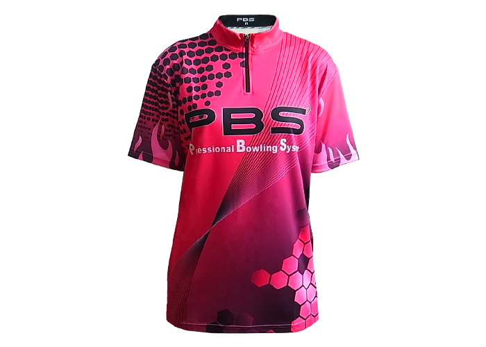 Quần áo thể thao bowling chuyên nghiệp PBS áo sơ mi bowling chơi quần áo màu đỏ bộ adidas hồng