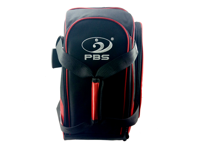 2017 new boutique 1680 DPBS đôi bóng xe đẩy bowling túi bowling bag hai túi bóng đỏ Trò chơi bowling cho trẻ mầm non
