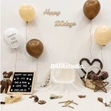 Лесной стиль ins 100-дневный ребенок устраивает 100-дневное деревянное украшение на день рождения, фото, памятный реквизит