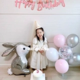 Япония и Южная Корея INS Pink Theme Balloons Bendet Happy Pull Flag для девочек на вечерин