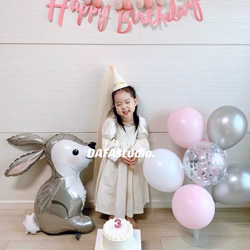 Япония и Южная Корея INS Pink Theme Balloons Bendet Happy Pull Flag для девочек на вечерин