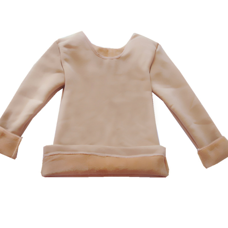 Children's flesh color bottoming dance clothes for boys and girls dancing bottoming shirt invisible skin tight underwear white performance clothes