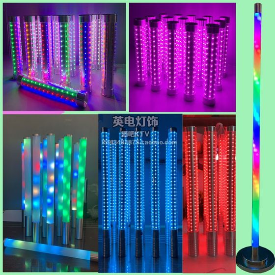 바 라이트업 댄스 스틱 나이트클럽 인터랙티브 댄스 스틱 이동식 무대 GOGO 분위기 다채로운 플래시 스틱