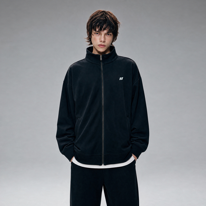 Jungle Tiger Trendy Brand Stand-Up Collar Zipper Sweatshirt for Men, American Casual Couple's Jacket, Fleece-Lined Warm Sports Top for Women Jungle Tiger Trendy Brand Stand-Up Collar Zipper Sweatshirt for Men, American Casual Couple's Jacket, Fleece-Lined Warm Sports Top for Women