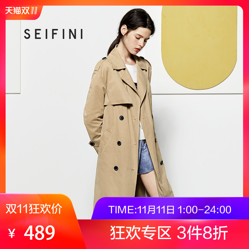 Trench pour femme  SEIFINI    en Polyester - Ref 3226908 Image 1