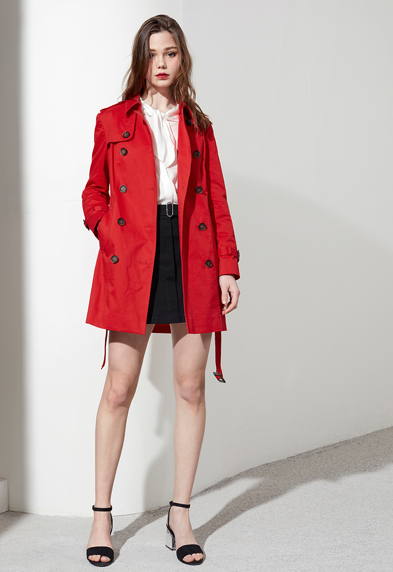 Trench pour femme  SEIFINI    en Coton - Ref 3226152 Image 18