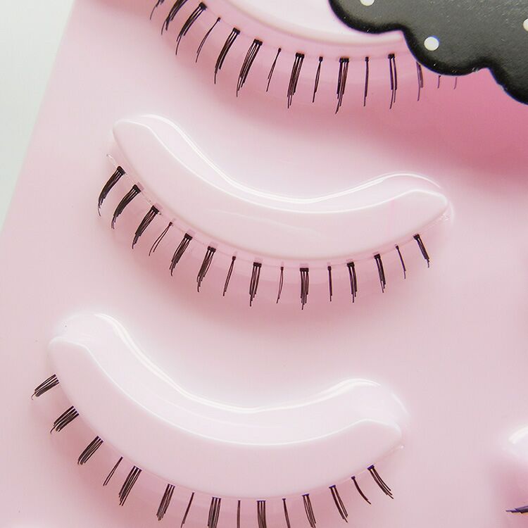 Princess false eyelashes 5 pairs of HX23 with the same paragraph 911# Japanese natural plain makeup imitation sharpened black lower eyelashes