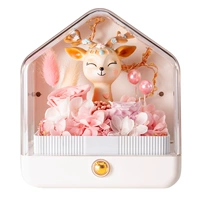 Розовые колонки, коробка, хижина, bluetooth