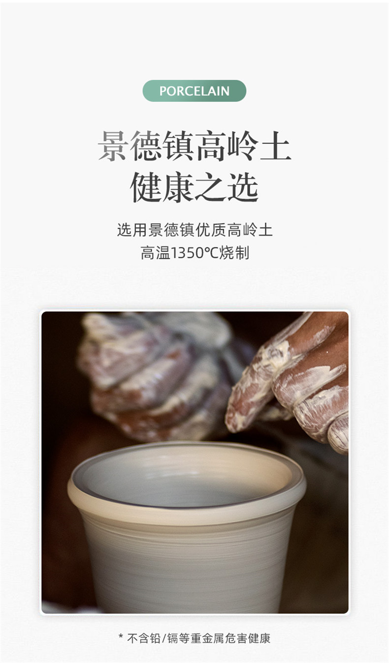 White porcelain fair points tea device against the hot cup of pure hand - made teacup a single large capacity of jingdezhen kung fu tea accessories