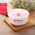 hộp cơm điện Gốm tươi bát ba bát cơm gia đình sinh viên mì ăn liền bát lớn hộp ăn trưa hộp cơm trưa tủ lạnh lò vi sóng tươi - Hộp cơm điện sưởi ấm hộp cơm cắm điện hút chân không Hộp cơm điện sưởi ấm