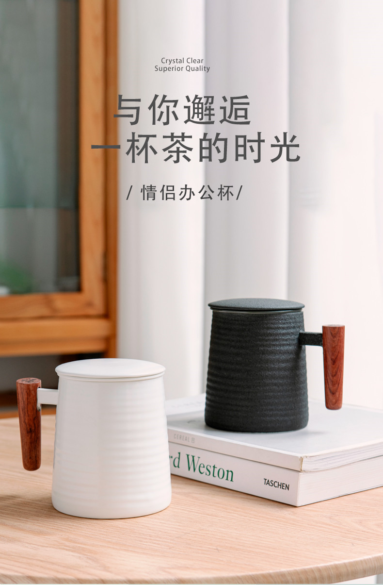 Jingdezhen ceramic cups with handles resistant office cup ultimately responds cup tea separated couples. A household