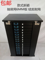 With password lock leather glasses display box optical rack display cabinet sunglasses storage cabinet removable