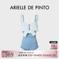 法国ARIELLE DE PINTO 气质小清新时尚性感纯欲仙女风连体泳衣女