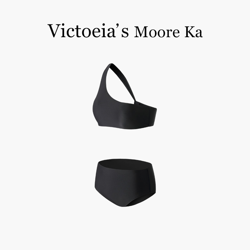 [USD 177.18] Victoria's ya single shoulder purity color bikini 2022 new