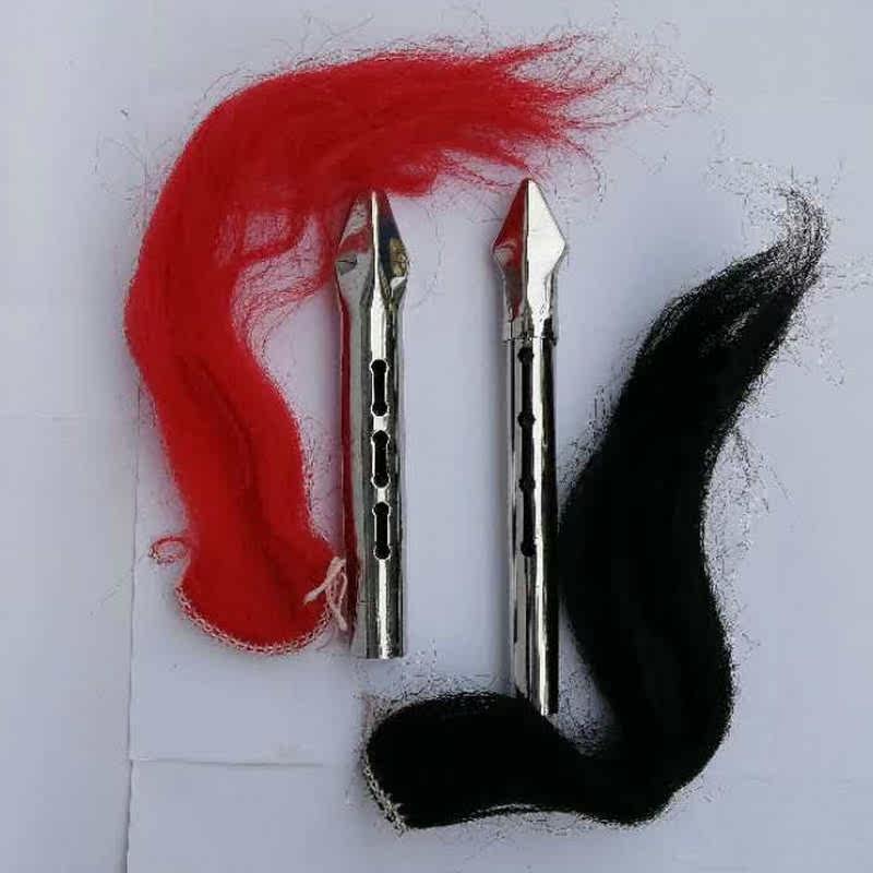 Stainless steel hollow gun head performance beginner practice ring ball steel ball competition blunt gun head martial arts competition fitness