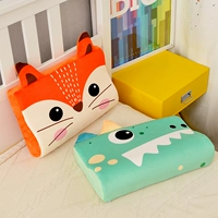 Детская мультяшная натуральная резиновая подушка для детского сада, Таиланд, с защитой шеи