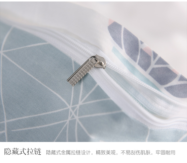 Ins xương rồng Bắc Âu gió đơn giản cotton đôi 4 bốn bộ giường cotton ký túc xá sinh viên ba mảnh gối mền 2 trong 1