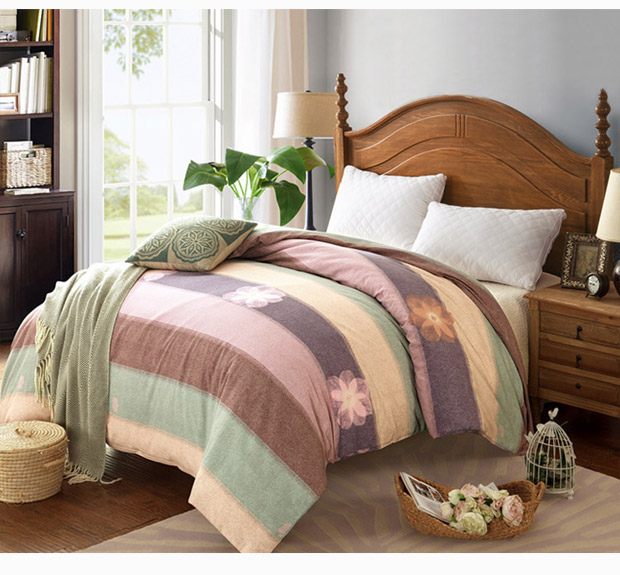 Chăn bông dày bao gồm một mảnh đôi 200x230 bông mùa thu và mùa đông ấm chăn quilt 180x220x240 chăn phao siêu nhẹ