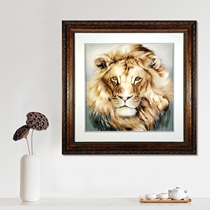 Xiang embroidery Wu Yao works animal male wind lion lion lion lion