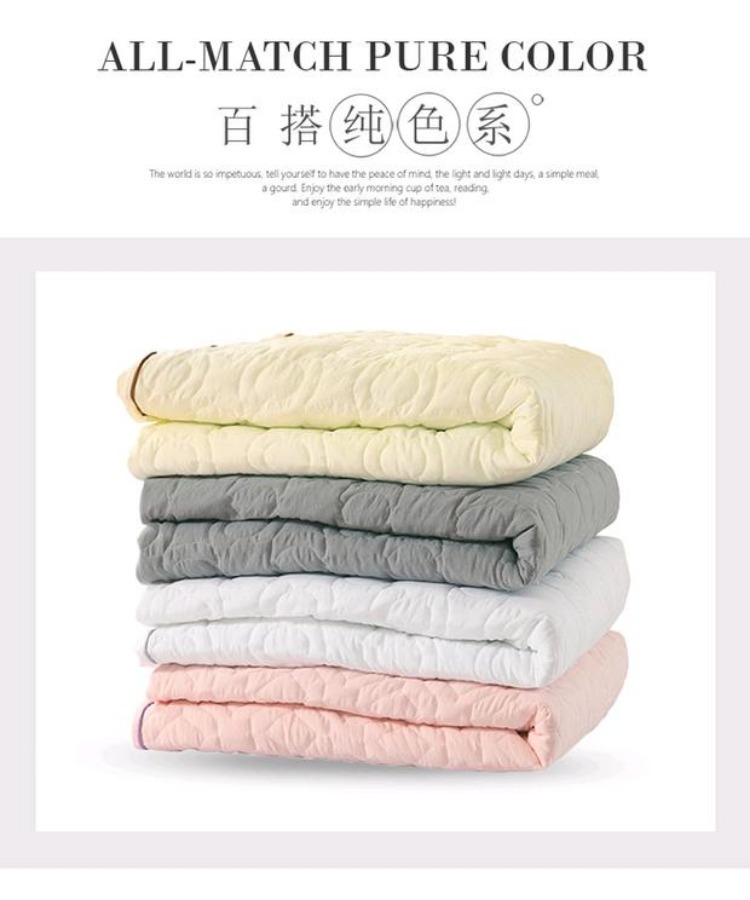 Xuất bông rửa giường chăn đơn Simmons nệm bảo vệ bọc mủ cao su bọc nệm mỏng màu nâu chống trượt Ga phủ giường là gì