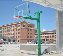 Standard adult basketball rack square tube buried basketball rack campus unit basketball rack