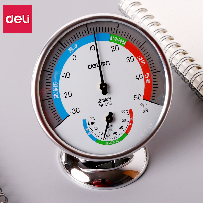 Able office thermometer Home Children high-precision indoor temperature and humidity meter high precision with bracket hanging wall