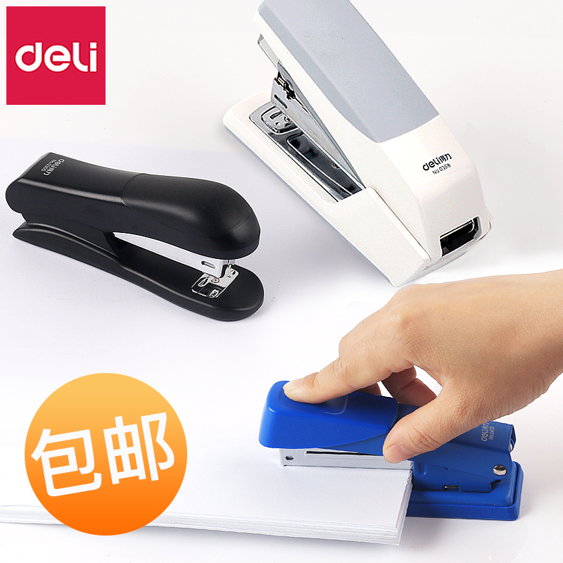 Deli stationery stapler Student medium-sized labor-saving stapler Large stapler No 12 nail Business office binding supplies