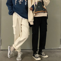 2021 summer large size womens pants show thin waist high waist loose straight tooling pants fat mm jeans 200kg bf tide