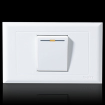 Chint switch socket NEW5G 118 type one-open multi-control switch panel 118mm occupies one person