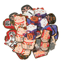 Nekoni and wind little things cute firewood dog cat hand tent decoration stickers life elements food stickers