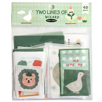 Cute bear hand account book girl sticker cartoon decoration small pattern ins Wind hand account inspirational material bag stickers