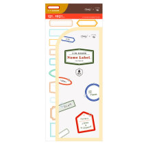 Misu hand account color label sticker handwritten waterproof pasted date storage classification mark sticker no mark