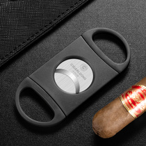 CIGARLOONG cigar cutter one-piece stamping frosted textured stainless steel blade CE-23LZ3