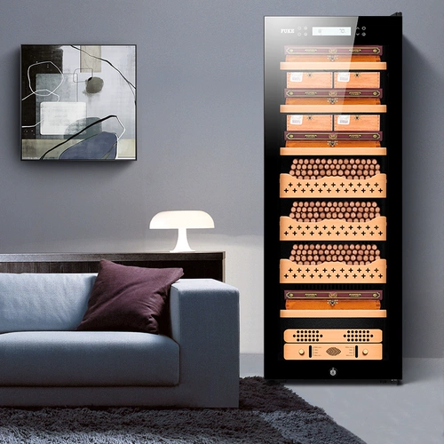 FK-168C1 Немецкий умный шкаф для сигар, увлажнитель с постоянной температурой и влажностью, бытовой холодильный профессиональный компрессор