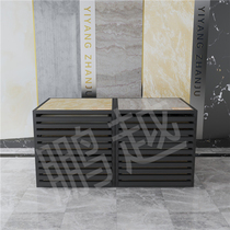 Drawer-type tile drawing exhibition stand Wood Floor Display Shelf Push-and-pull Sample Stone Multifunctional Vertical Landing Style