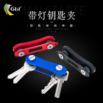 Large Capacity Leather Strap Key Clip Key Holding Button Car Key Button Metal Key Storage Deaper Bottle Opener