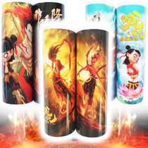 Lead Pencil Case Male Girl Net Red Pen Box Luminous Stream Sand Coded Lock Cylindrical Shake-Up Pencil Case Multifunction Pen Bag