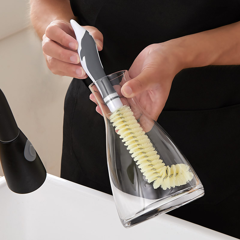 Wash bottle cup cleaning cup brush thermos cup brush bottle water cup wash cup artifact bottle brush bottle cleaning bottle