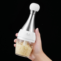 Garlic press Garlic artifact Pat knife pounding garlic mashing Pull garlic Household garlic cutting hand-pressed grinding pounding garlic machine