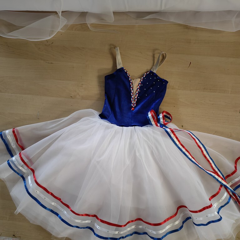 2023 New Ballet Costume, Performance Dress Long Skirt, "Flames of Paris"