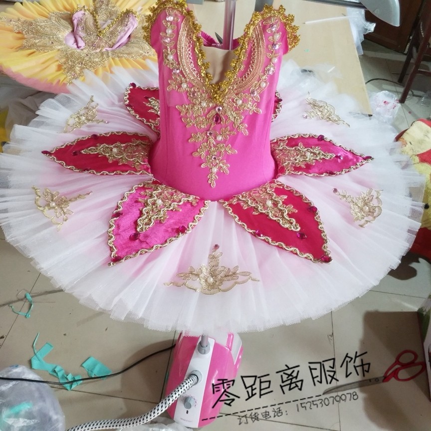 Children's tutu costumes Liuyi new ballet TUTU tutu tutu skirt pink sleeping beauty petal skirt